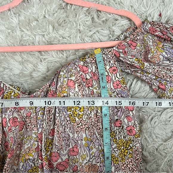 Free People Floral Mini Dress with Puff Sleeves - Picture 10 of 12